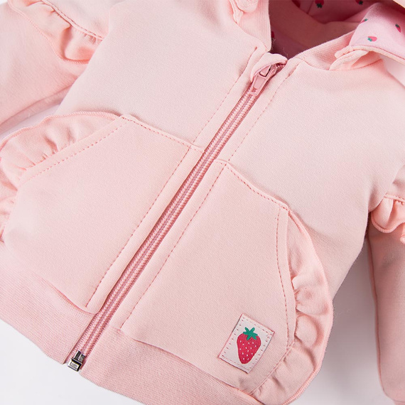 Bluza rozpinana Strawberry & Love Eevi- koralowa