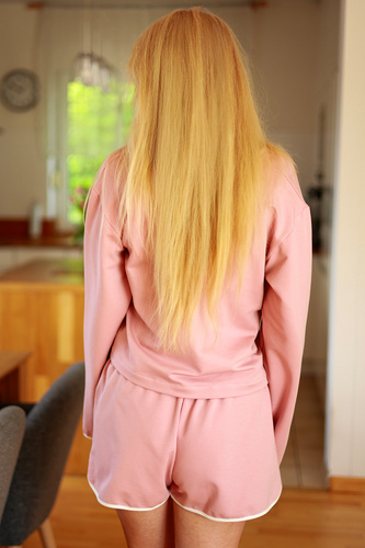 Mirale Alex – 3-częściowy komplet damski z bawełny | Bluza, spodnie i szorty | Wygoda na co dzień