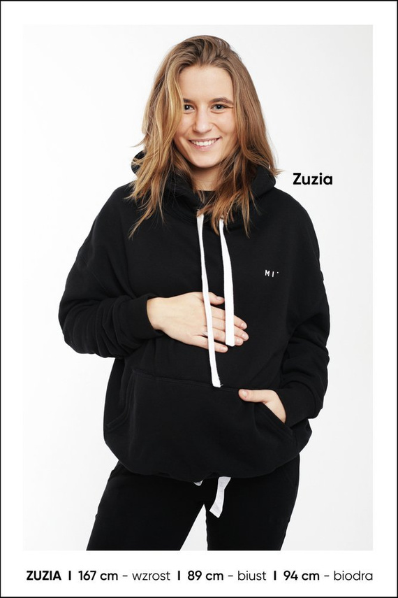Bluza z kapturem MI° hoodie Misimi - granat
