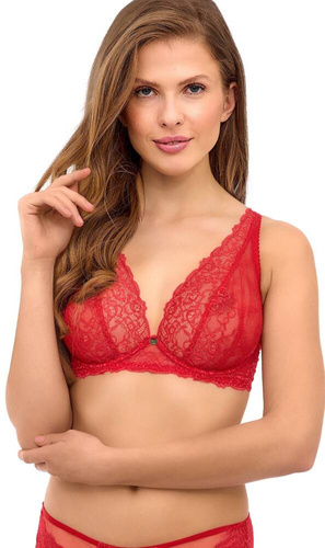 Biustonosz miękki bralette 2523 Lupoline-czerwony