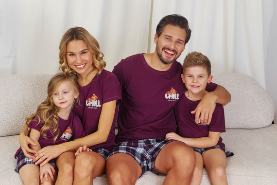 PM.7200 Piżama Damska Doctor Nap - burgundy