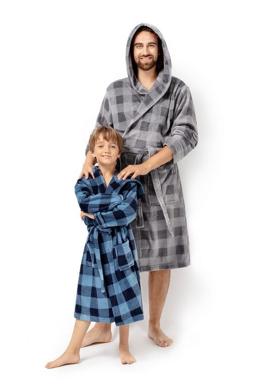 Cool szlafrok chłopięcy Envie blue/navy