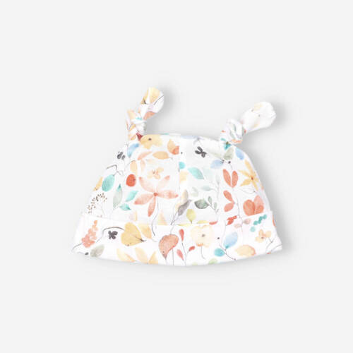 Czapka niemowlęca z bawełny organicznej Bicycle Nini druk