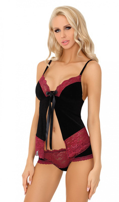 Komplet, koszulka + stingi Beccina LC 90430 Pink LivCo Corsetti Fashion