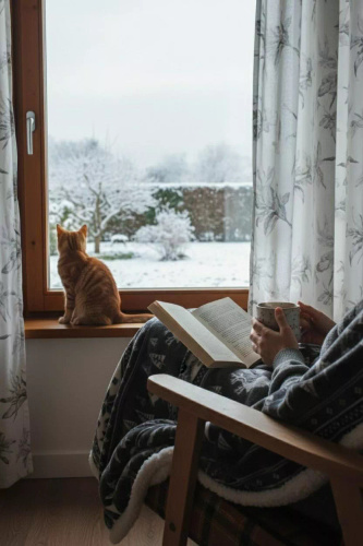 SACO Koc świąteczny 150x200 – ciepły, miękki, w renifery i choinki, w ozdobnym worku