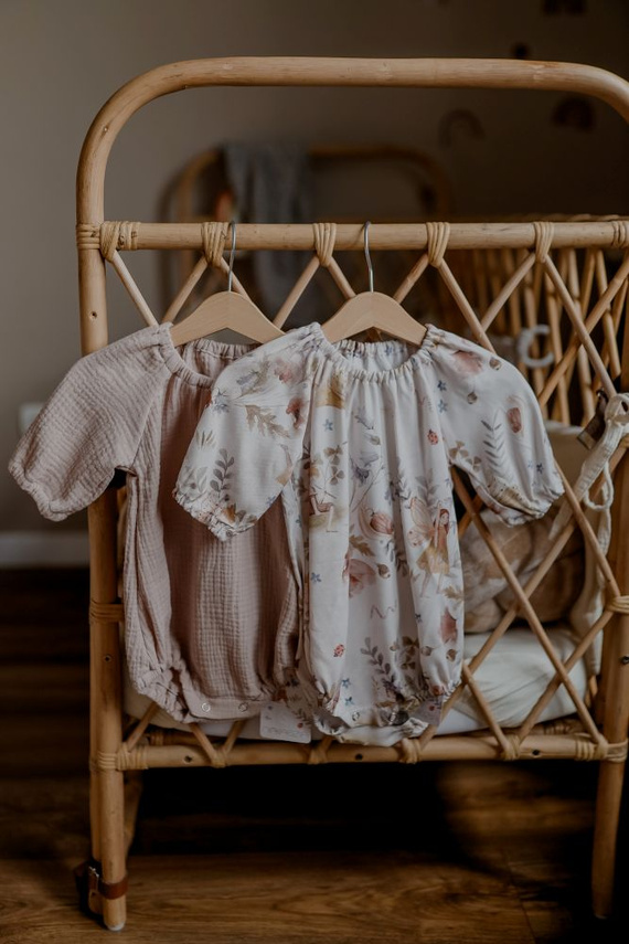 Body bambusowe niemowlęce długi rękaw Fairies Makaszka | Bambus 100%