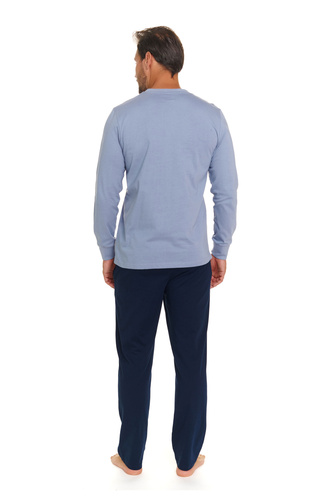 PMB.7139 Piżama Męska Doctor Nap - sky blue