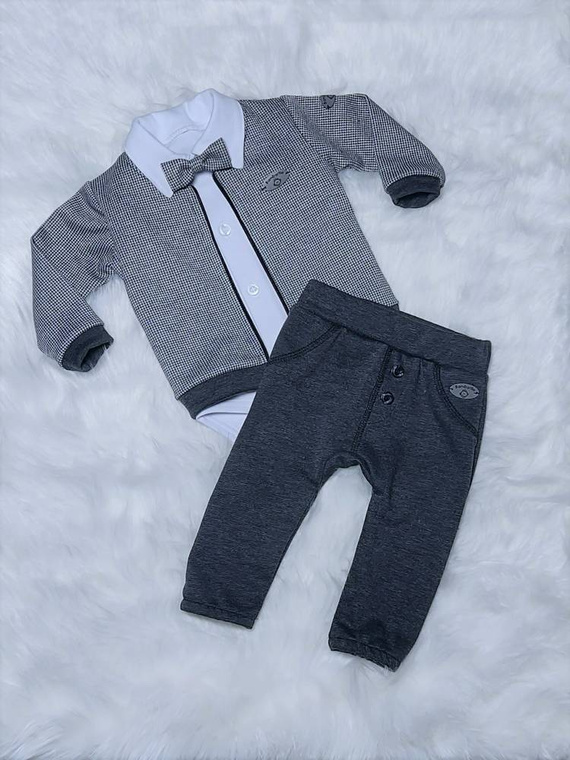 Body z długim rękawem Miłosz Bambarillo biały