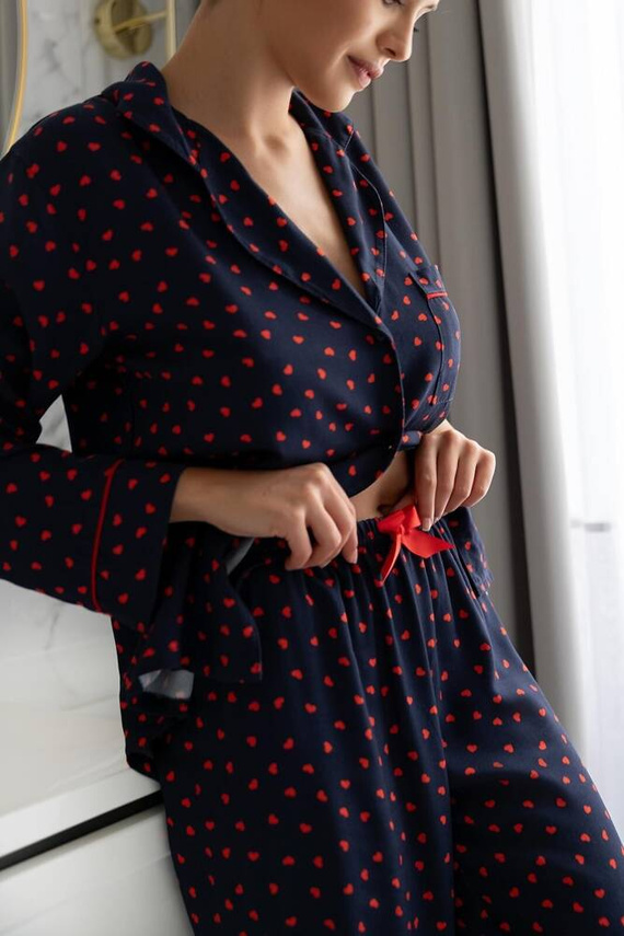 Piżama damska Sophia Sensis -granatowy