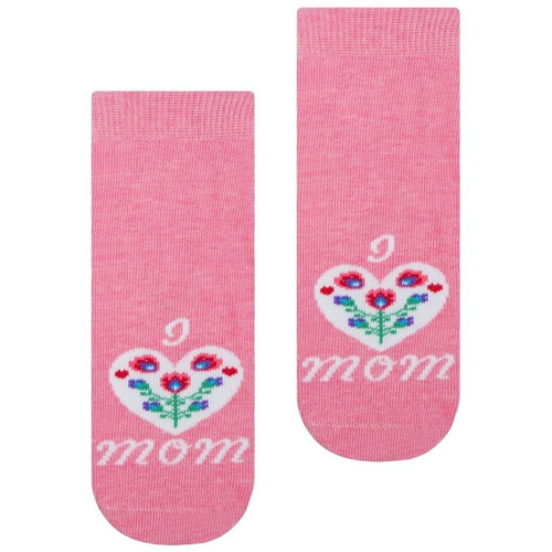 art.138 Skarpety Cotton Candy Folk Steven szary melanż  076