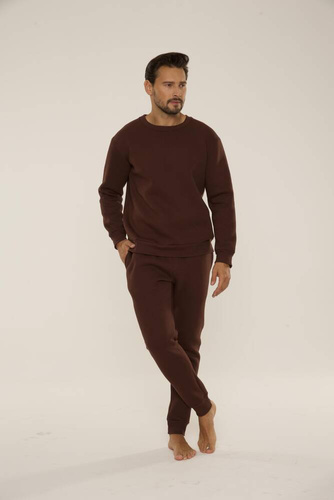 Bluza męska dresowa 813 Indigo Forex - czekolada