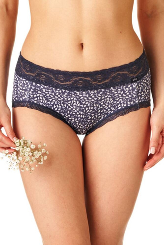 Figi damskie LPC 328  2-pak Key granatowy bordowy