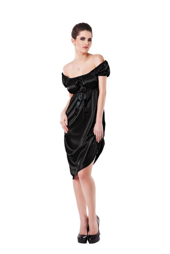 Halka satynowa koszulka damska Anabel DKaren - Fiolet