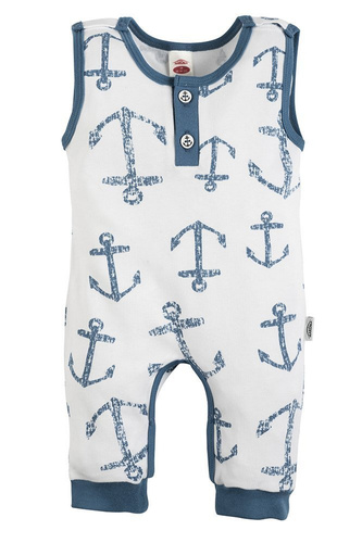 Ogrodniczki "BLUE SEA" Makoma biały