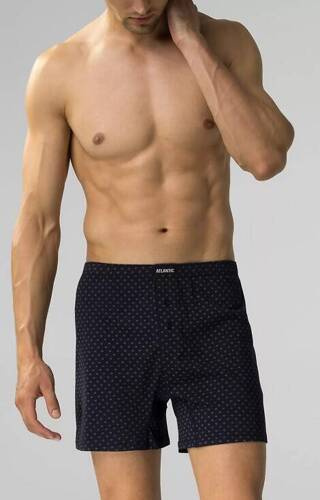 Bokserki męskie 2MBX-059 A'2 Atlantic - niebieski-granatowy