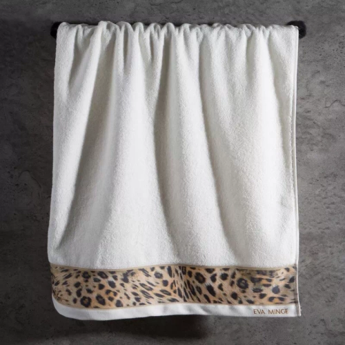 Ręcznik Eva Minge Eva 23 pantera Eurofirany kremowy