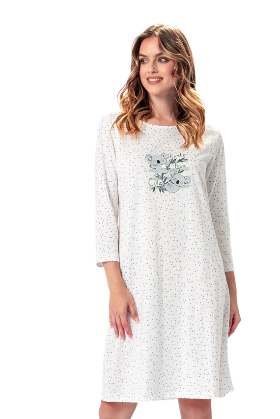 Koszula damska 1370 Huberta Leveza biały