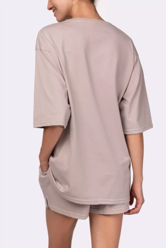 Piżama damska Joy shortsleeve Mona beige 