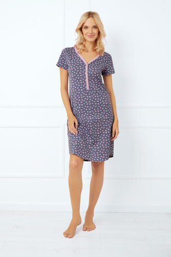 Koszula do karmienia z krótkim rękawem Tiana Italian Fashion - druk