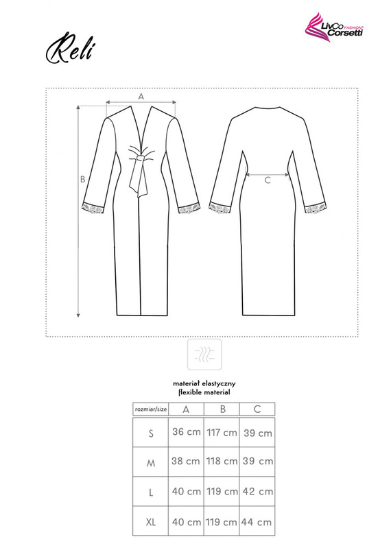 Szlafrok damski Reli LC 90027 LivCo Corsetti