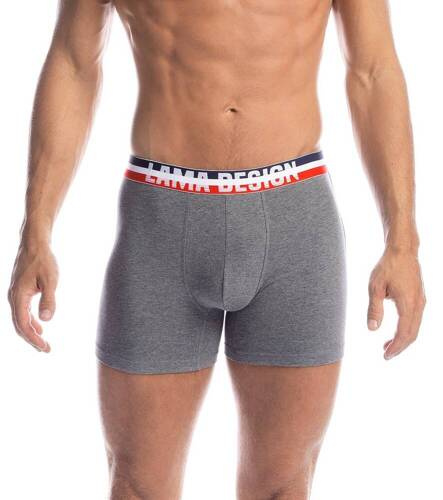 Bokserki męskie M-1029  SZG Lama granatowy szary