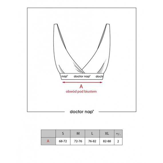 BRA.4160 biustonosz ciążowy i do karmienia Doctor Nap - black
