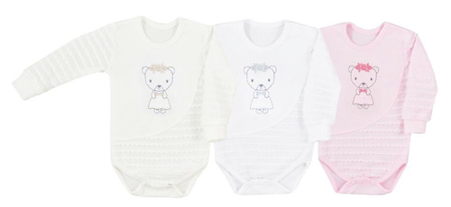 Body niemowlęce "DOMINIKA" Koala białe 