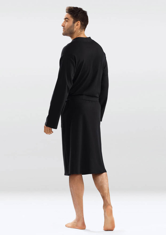 Szlafrok męski Harry Dkaren - czarny