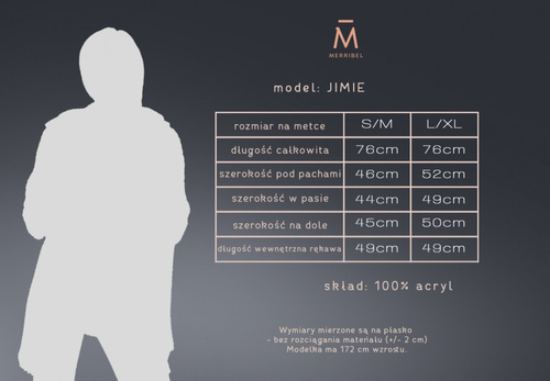 Sweter damski Jimie Powder Merribel  