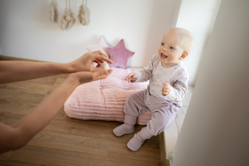 Spodnie niemowlęce Hello Pinokio - różowy