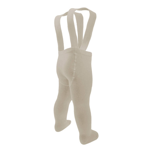 Rajstopy bambusowe z szelkami 141608 Nicol - beżowy