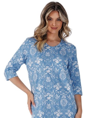 Koszula damska 1529 Omia Leveza niebieski