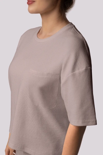 Piżama damska Cozy shortsleeve Mona różowy 