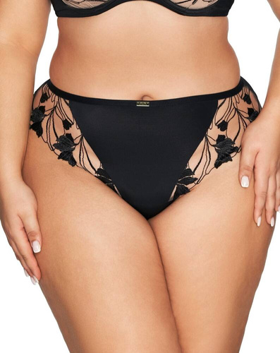 2117/B Figi damskie brazyliany Ava - czarne