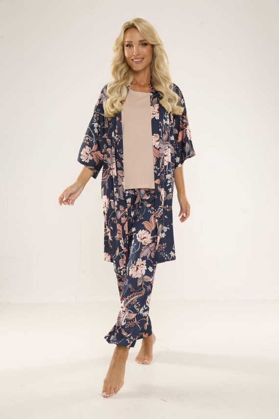 Piżama damska 722 Lurdes De Lafense - granat