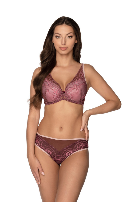 Biustonosz push- up BS1183 Irene Gaia - bordowy