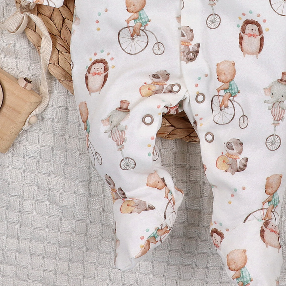 Nini Circus – pajac niemowlęcy z organicznej bawełny, delikatny i ekologiczny