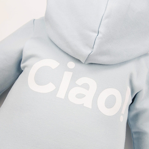 Pajac z kapturem kombinezon Ciao Eevi -niebieski