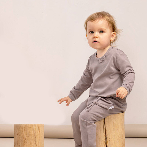 192140 Sara Bluzka z długim rękawem Nicol - grafit