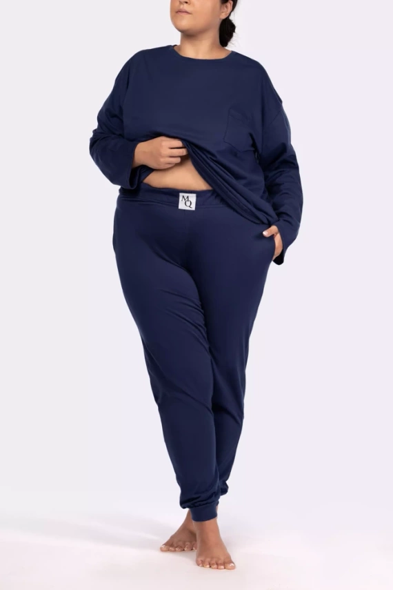 Piżama damska Homie longsleeve Mona navy