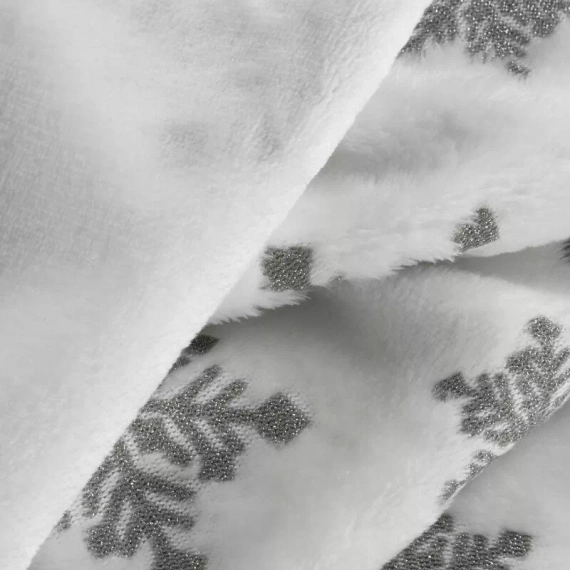 Koc świąteczny Blink Eurofirany srebrny