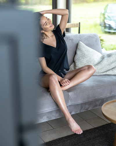 Sensis Piżama damska Susan Brown - brązowy