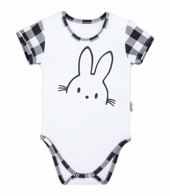 163370 Bunny Kratka Body z krótkim rękawem Nicol