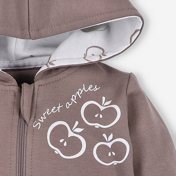 Bluza dresowa z bawełny organicznej Happy Apples Nini