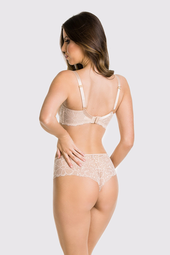 Figi damskie brazyliany 19167Julia Mediolano beżowy