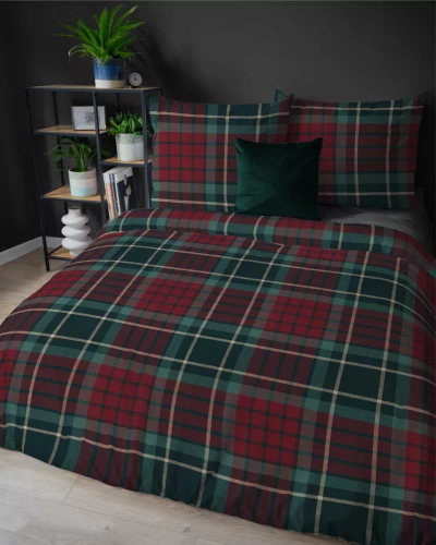 5623 A Magia Świąt Detexpol Pościel świąteczna flanelowa – bawełna 100%, certyfikat OEKO-TEX®