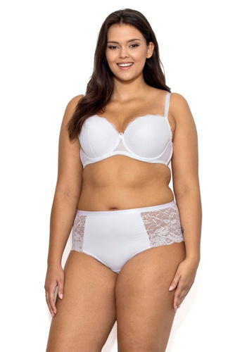 Biustonosz Usztywniany FulL Cup Pia Big Nipplex - biały