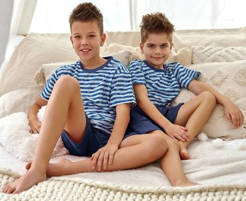 Piżama dla chłopca 2949/2950/2953 Noah Taro niebieski