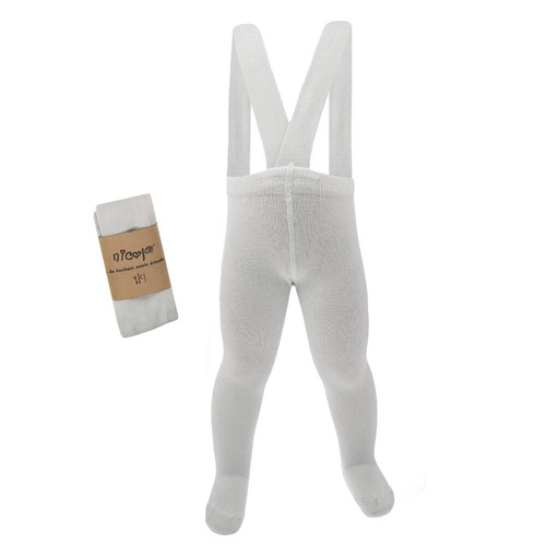 Rajstopy bambusowe z szelkami 141604 Nicol - popielaty