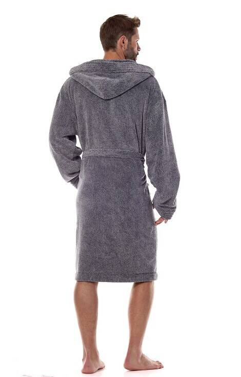 Szlafrok Męski 2452 Master L&L - grafit